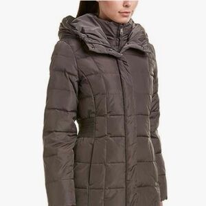 Cole Hahn Grey Quilted Coat